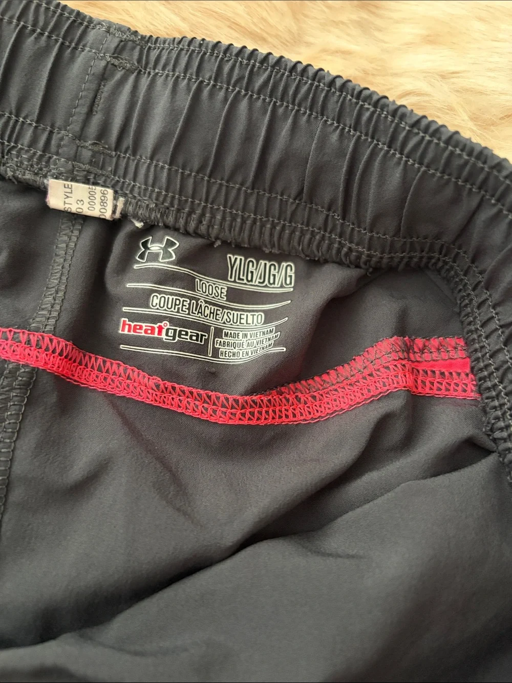 Under Armour Black & Hot Pink Athletic Running Shorts